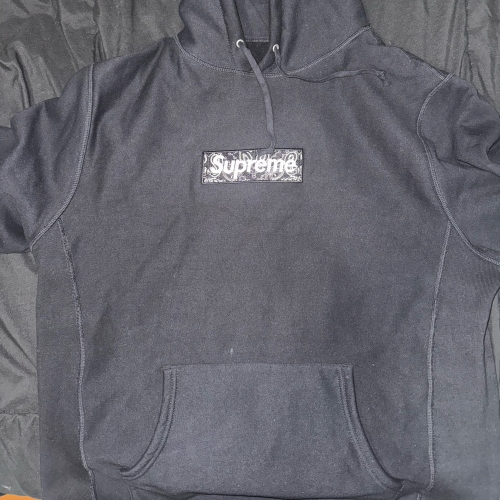 Supreme bandana hoodie